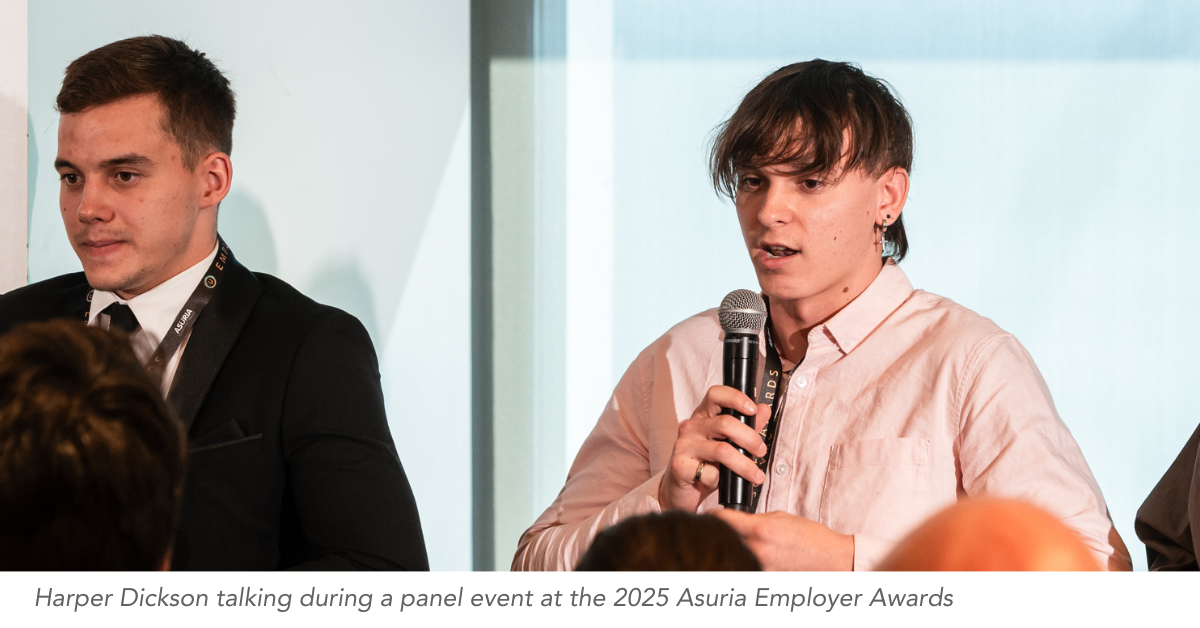 Harper Dickson on Panel at 2025 Asuria Employer Awards