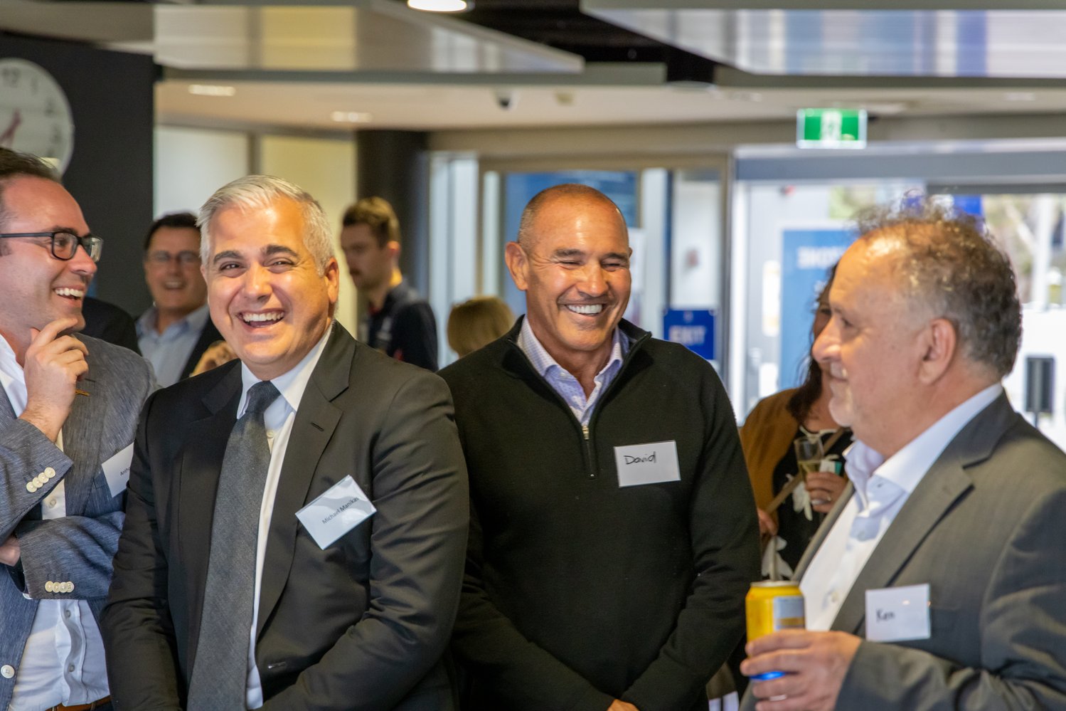 Dreaming Food Group, Michael Manikas and David Liddiard OAM  at the Asuria JVES launch