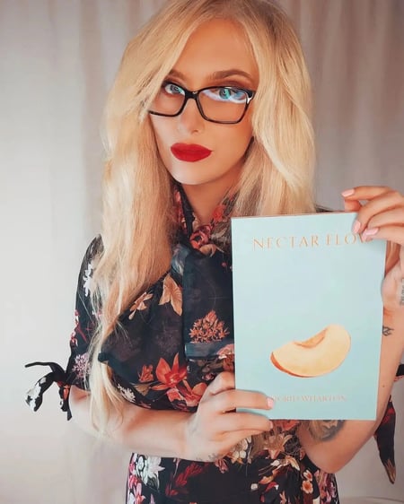 Sigrid with her book Nectar Flow